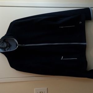 B.C. Clothing Original Blue Fleece Jacket Size Large